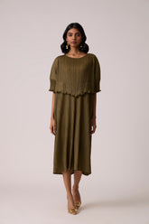 Lisette Dress - Olive Green